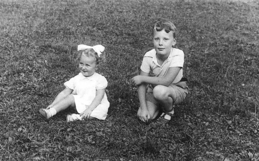 Adam i Elinoar Druks – dzieci Iro i Łucji Druksów, 1937 r.